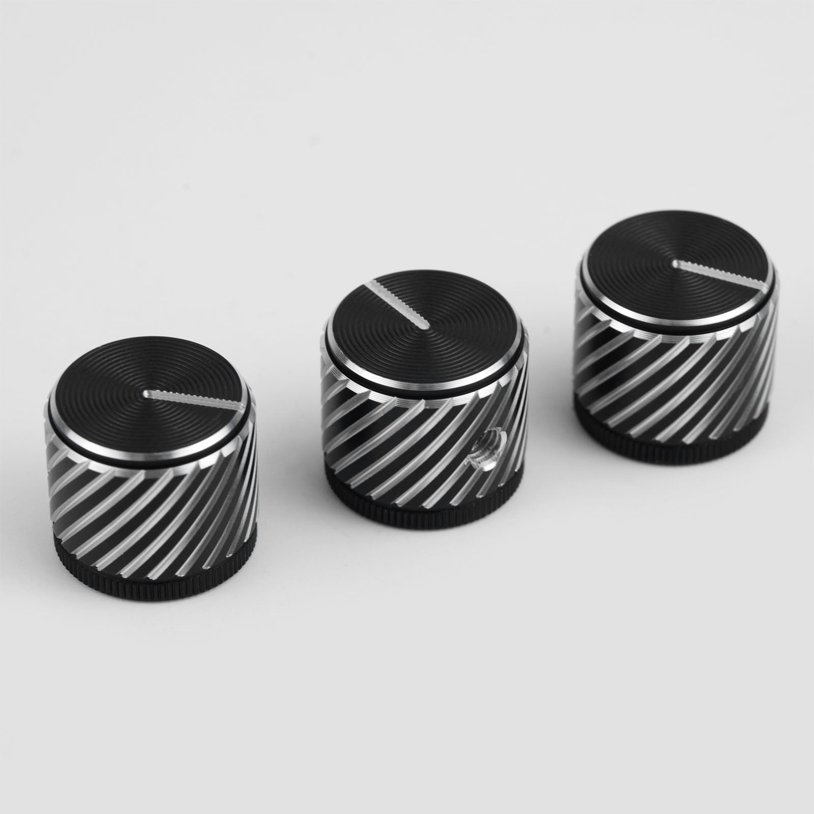 Guyker CKB042 CNC Aluminum Guitar Control Knobs for Electric Guitar - 6mm Shaft Fit