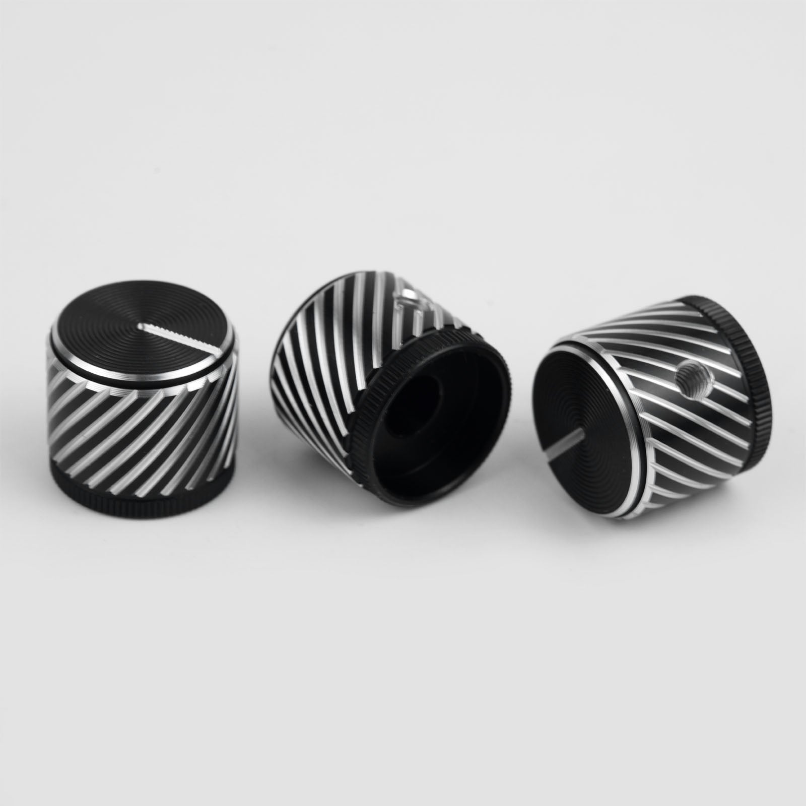 Guyker CKB042 CNC Aluminum Guitar Control Knobs for Electric Guitar - 6mm Shaft Fit