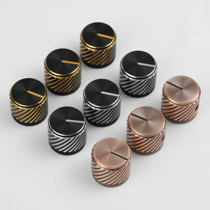 Guyker CKB042 CNC Aluminum Guitar Control Knobs for Electric Guitar - 6mm Shaft Fit