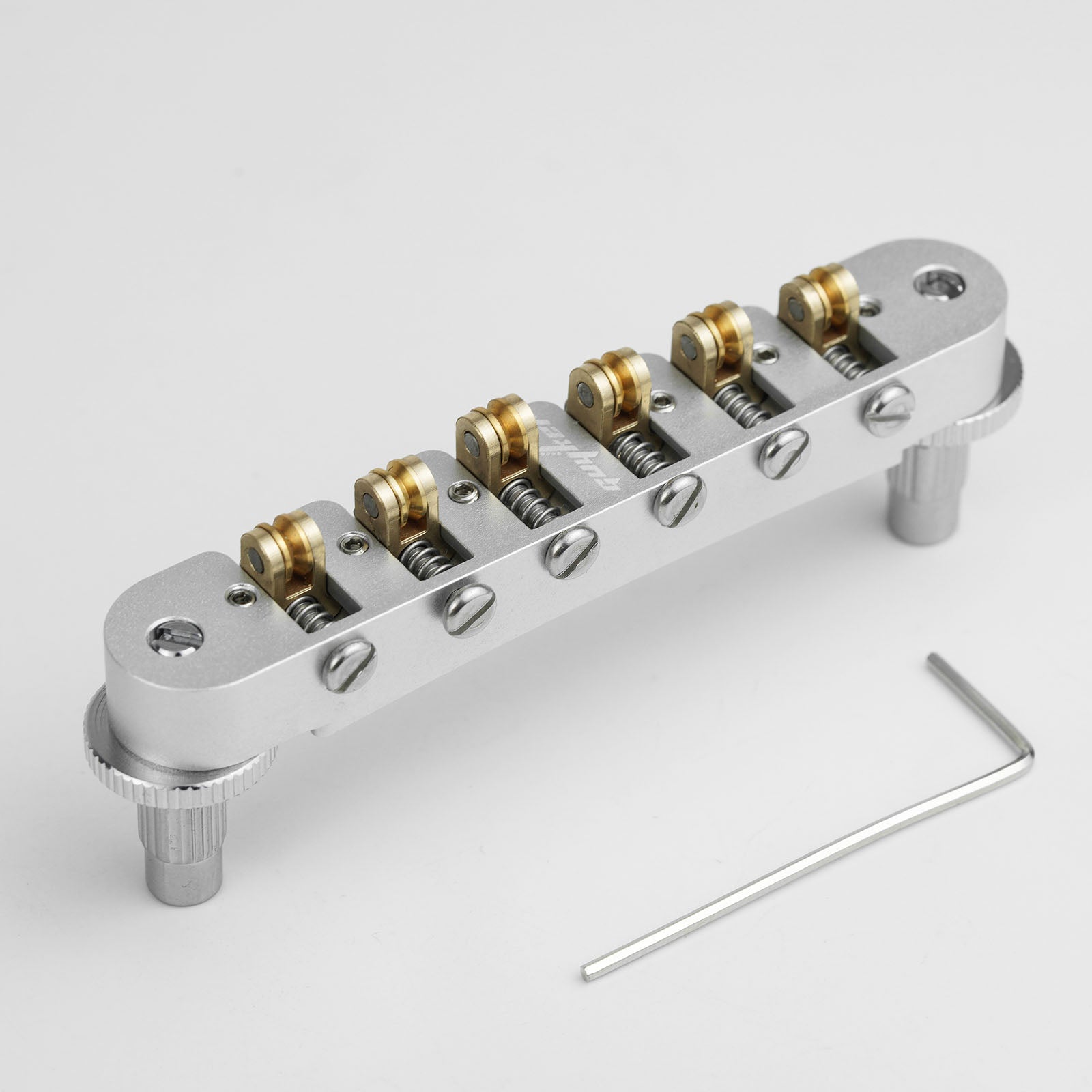 CNC Machined Adjustable Locking Roller Bridge Zinc Alloy Body Brass Rollers