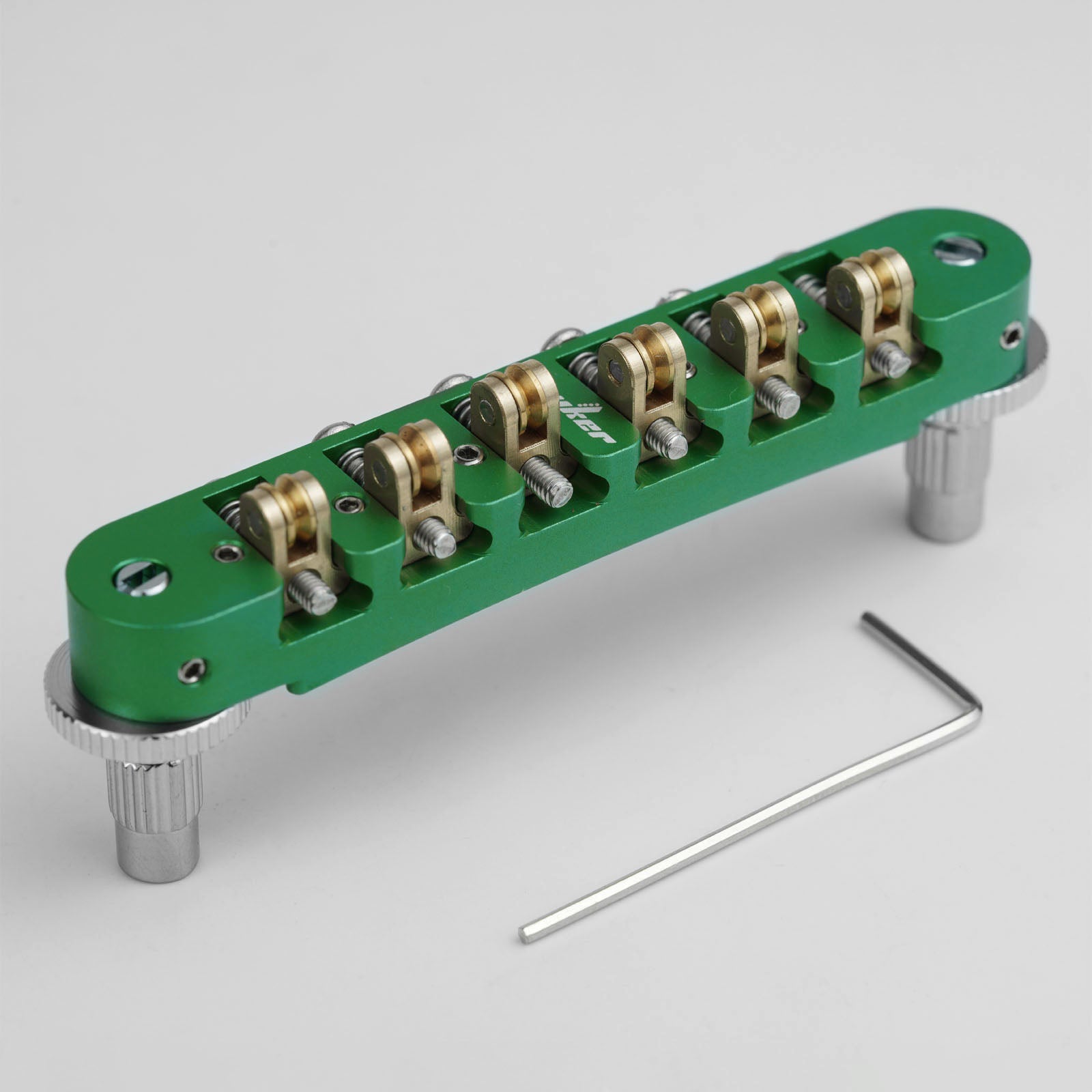 CNC Machined Adjustable Locking Roller Bridge Zinc Alloy Body Brass Rollers