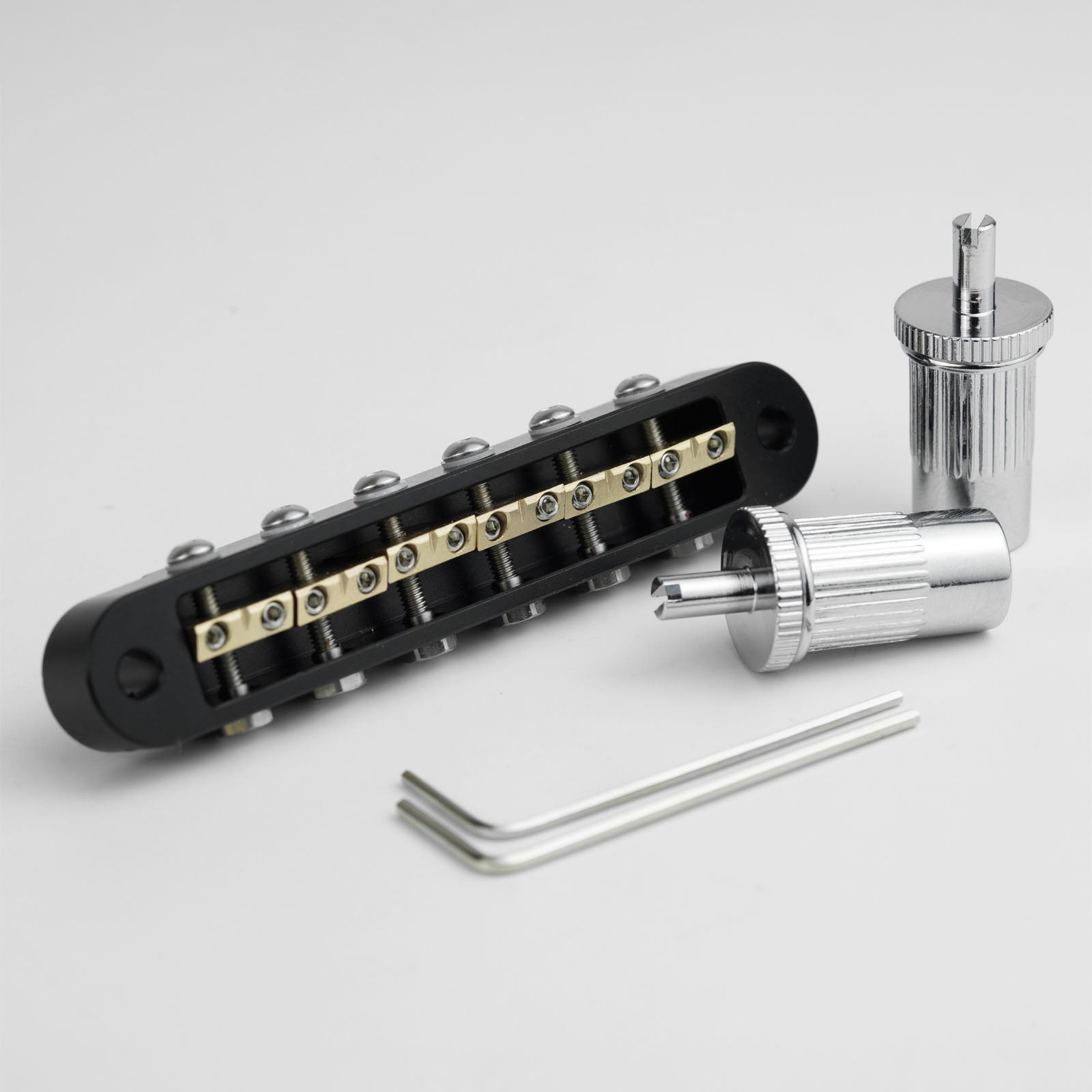 Guyker GMA-009A Adjustable Tune-O-Matic Guitar Bridge 74mm M8