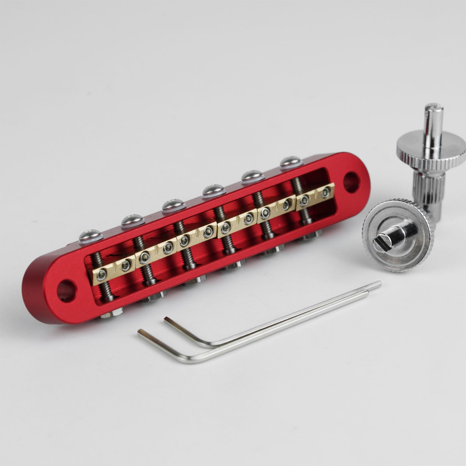 CNC Machined Adjustable Tune-O-Matic Style Guitar Bridge Guyker