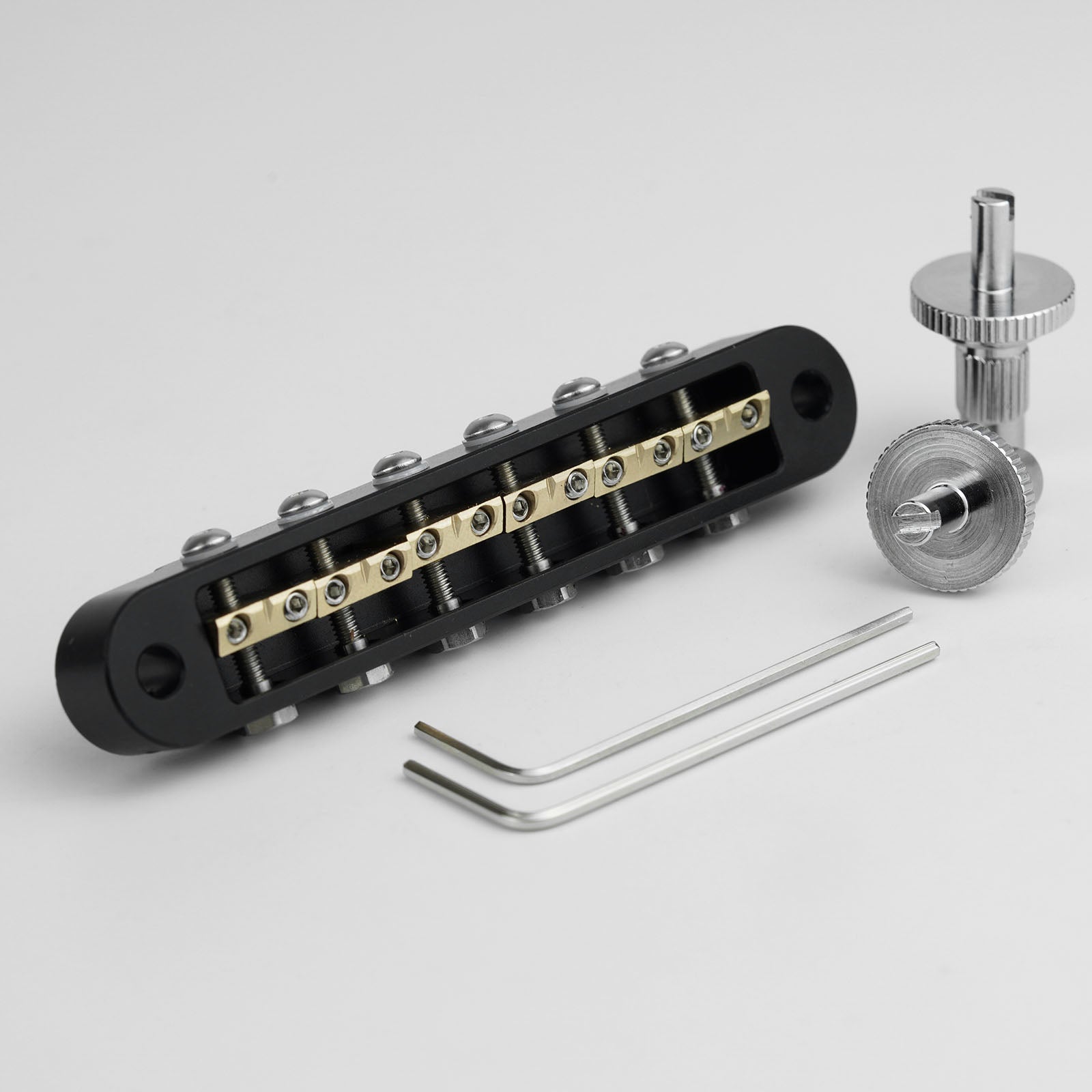 Guyker GMA-009B Adjustable Tune-O-Matic Guitar Bridge 74mm M5