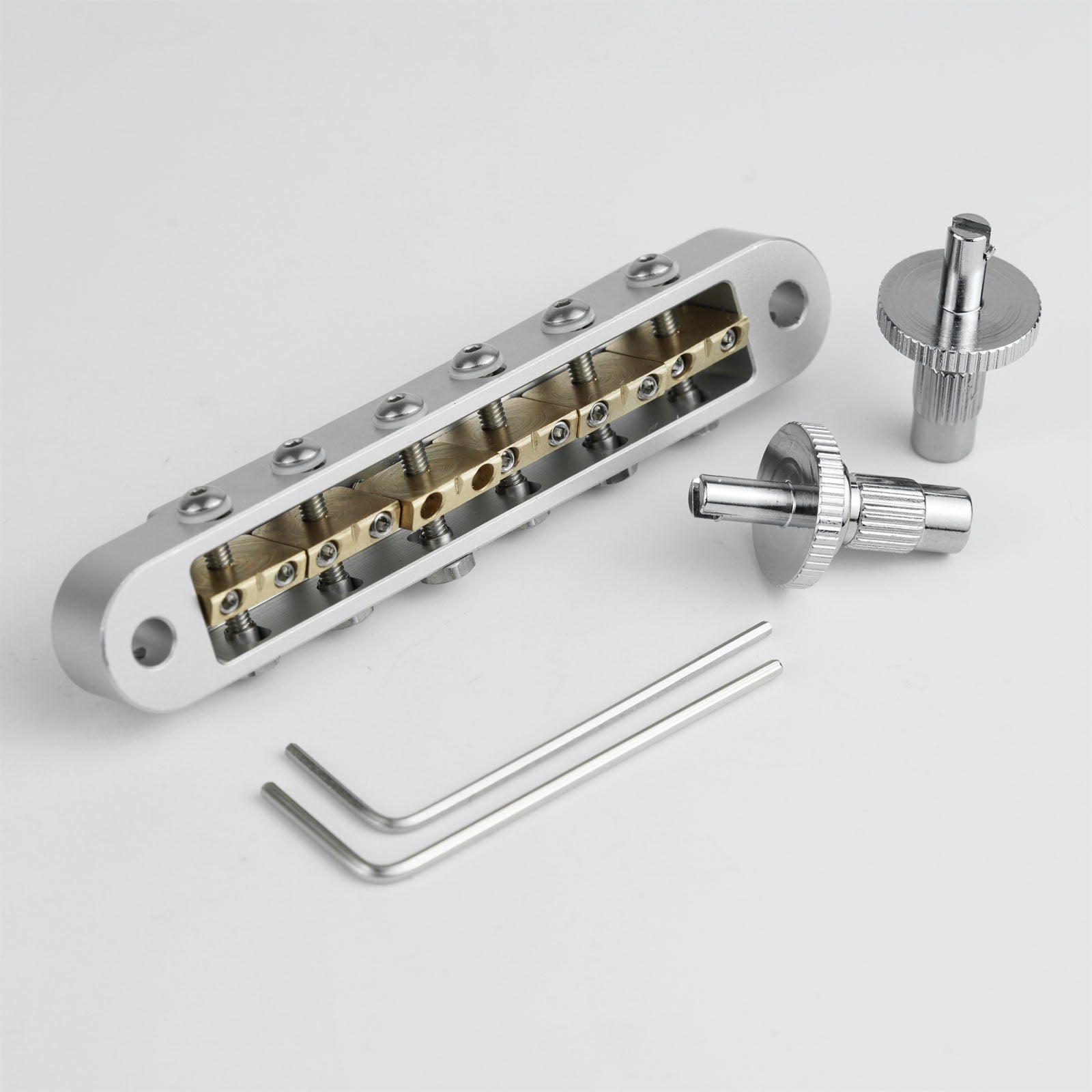 CNC Machined Adjustable Tune-O-Matic Style Guitar Bridge Guyker