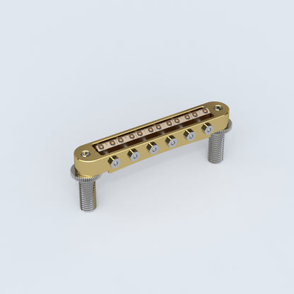 CNC Machined Adjustable Tune-O-Matic Style Guitar Bridge Guyker 