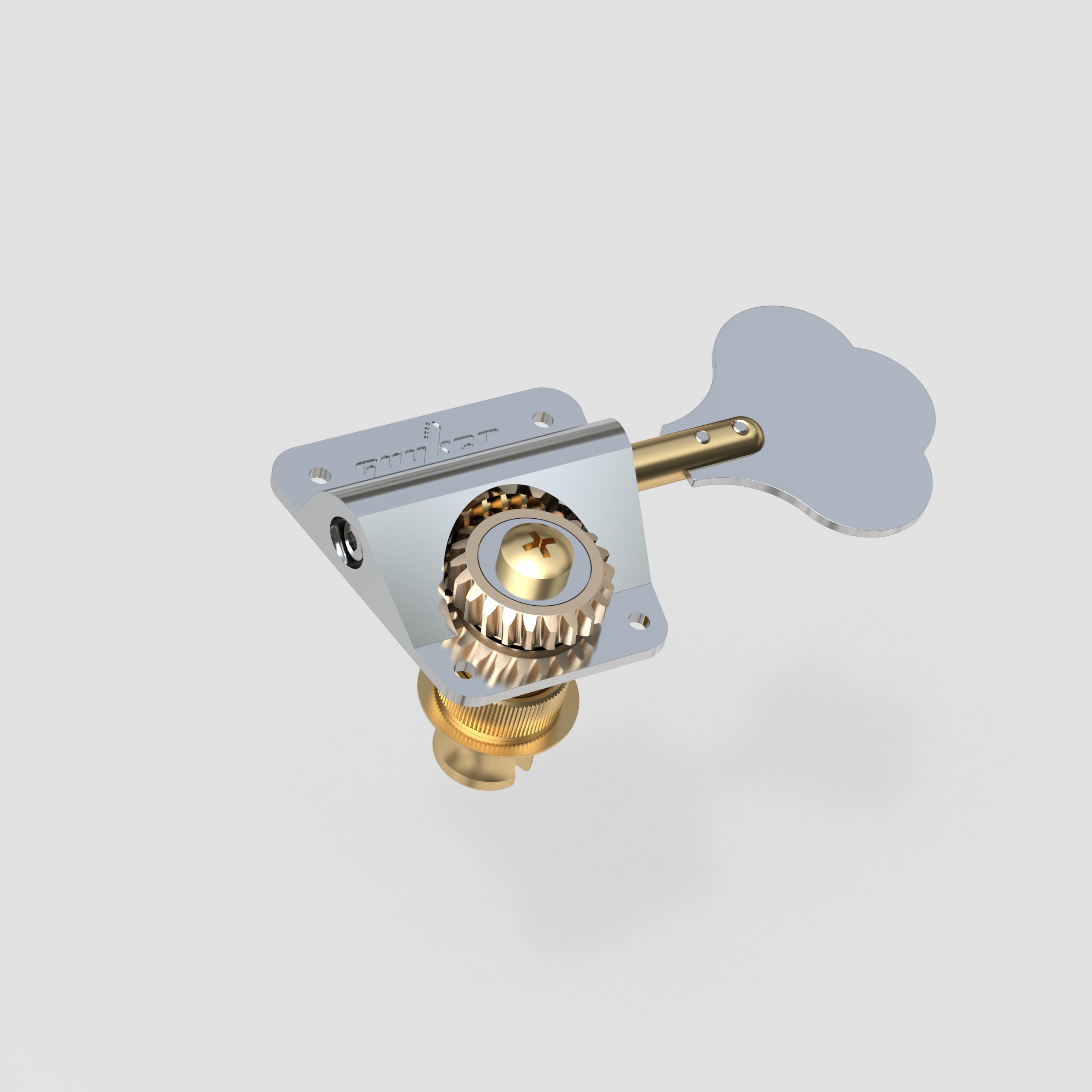 CNC Machined Bass Tuner Aluminum Alloy Housing Guyker