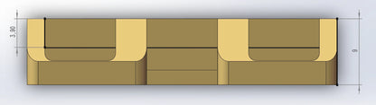 CNC Machined Locking Nut Clamp for Headless Guitars-Guyker 