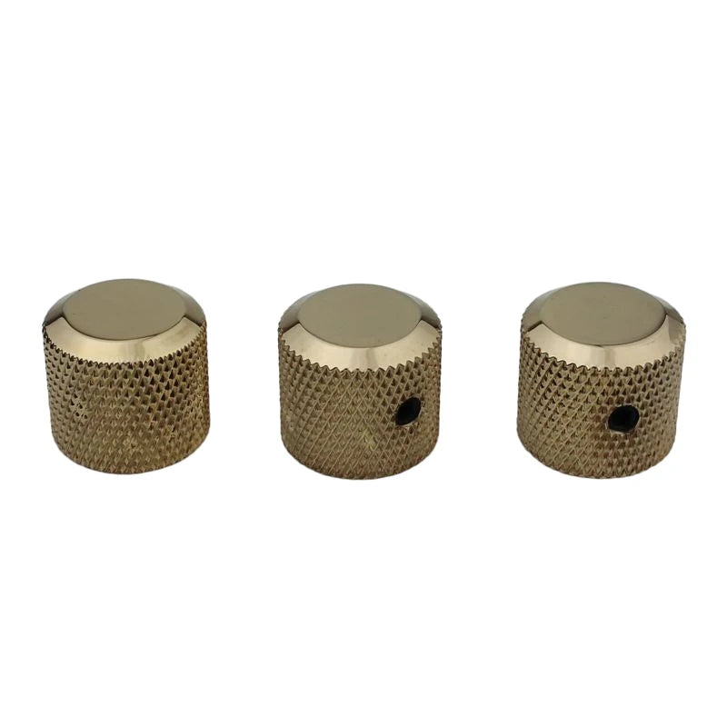 CNC Smoky Brass Control Knobs Dia. 6mm for Guitar & Bass | Guyker