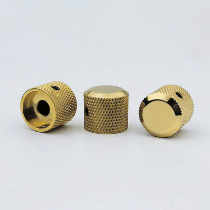 CNC Smoky Brass Control Knobs Dia. 6mm for Guitar & Bass | Guyker