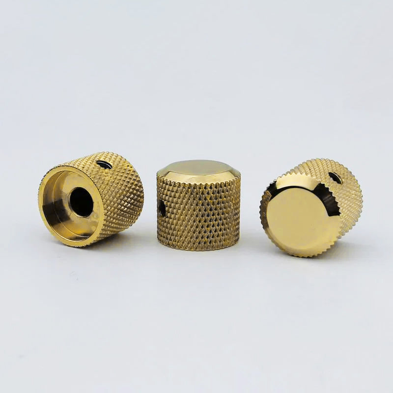 CNC Smoky Brass Control Knobs Dia. 6mm for Guitar & Bass | Guyker