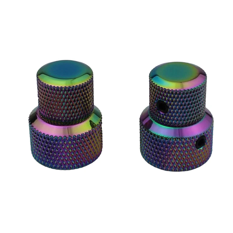 CNC Stacked Guitar Volume & Tone Control Knobs – 5 Color Options | Guyker