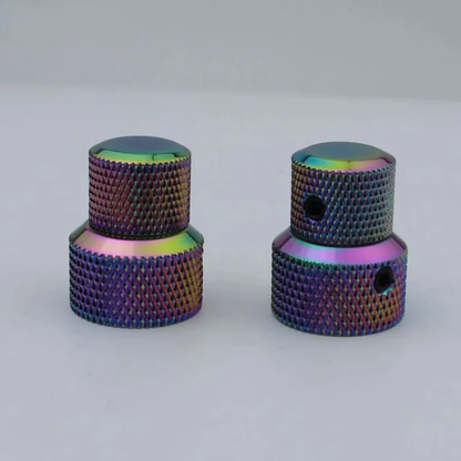 CNC Stacked Guitar Volume & Tone Control Knobs – 5 Color Options | Guyker