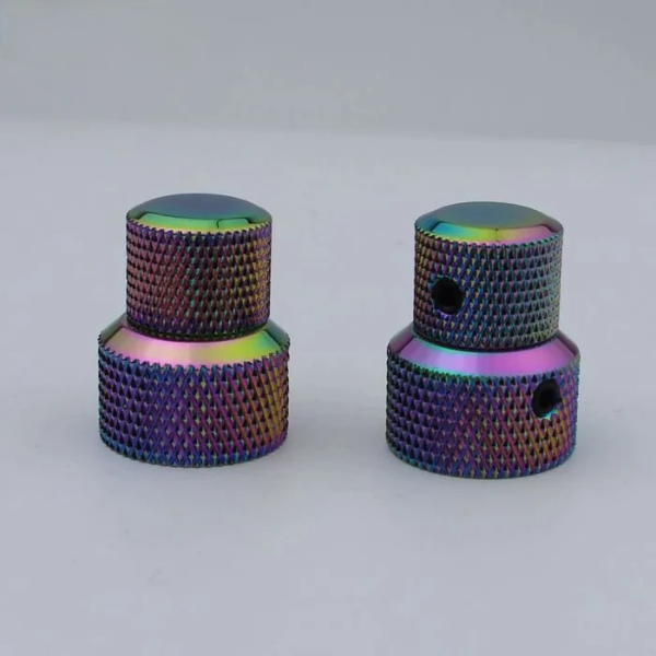 CNC Stacked Guitar Volume & Tone Control Knobs – 5 Color Options | Guyker