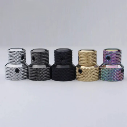 CNC Stacked Guitar Volume & Tone Control Knobs – 5 Color Options | Guyker