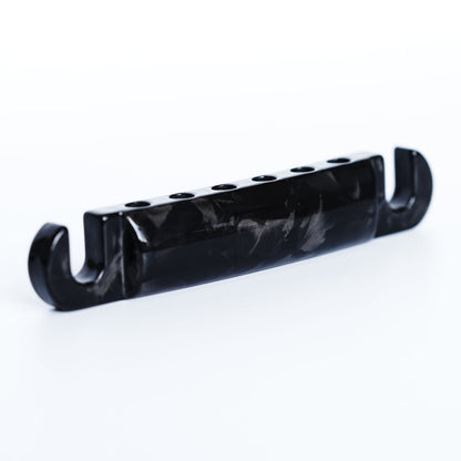 Carbon Fiber Tune-O-Matic Tailpiece Stop Bar with Studs for Electric Guitar Guyker