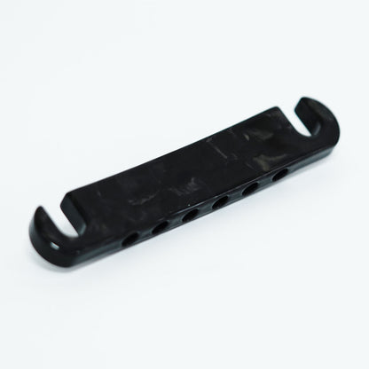 Carbon Fiber Tune-O-Matic Tailpiece Stop Bar with Studs for Electric Guitar Guyker