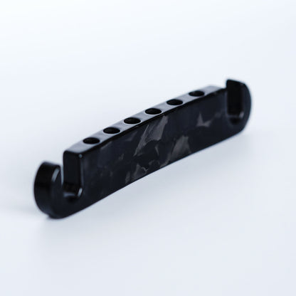 Carbon Fiber Tune-O-Matic Tailpiece Stop Bar with Studs for Electric Guitar Guyker