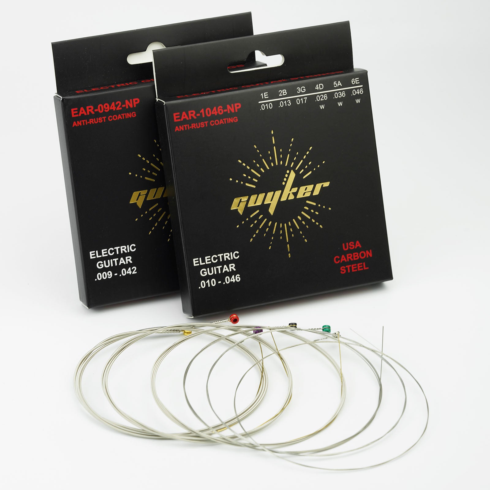 Carbon Steel Strings Set For Electric Guitar EAR-0942/1046 Guyker