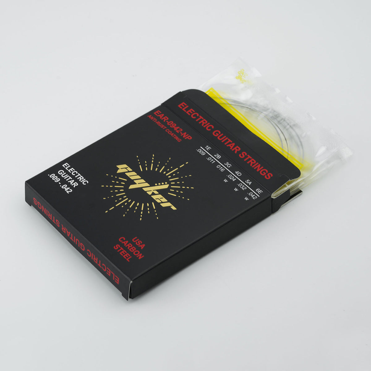 Electrical String Set Guyker Electric Guitar Strings Set USA Carbon Steel .009-.042 .010-.046