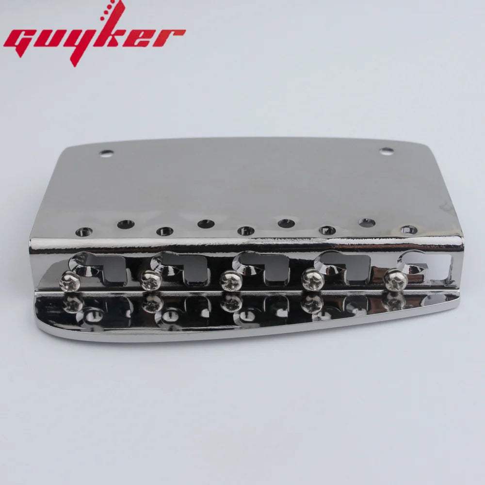 Chrome 5 String Hard Tail Fixed Bass Brass Bridge Chrome 5 String Hard Tail Fixed Bass Brass Bridge