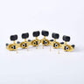 Gold, Black Button / 3R+3L