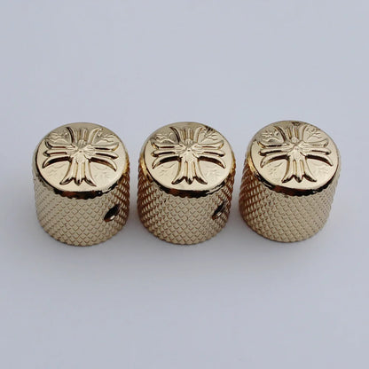 Cruciform Surface Potentiometer Control Knob Dia. 6mm for Electric Guitar & Bass | Guyker