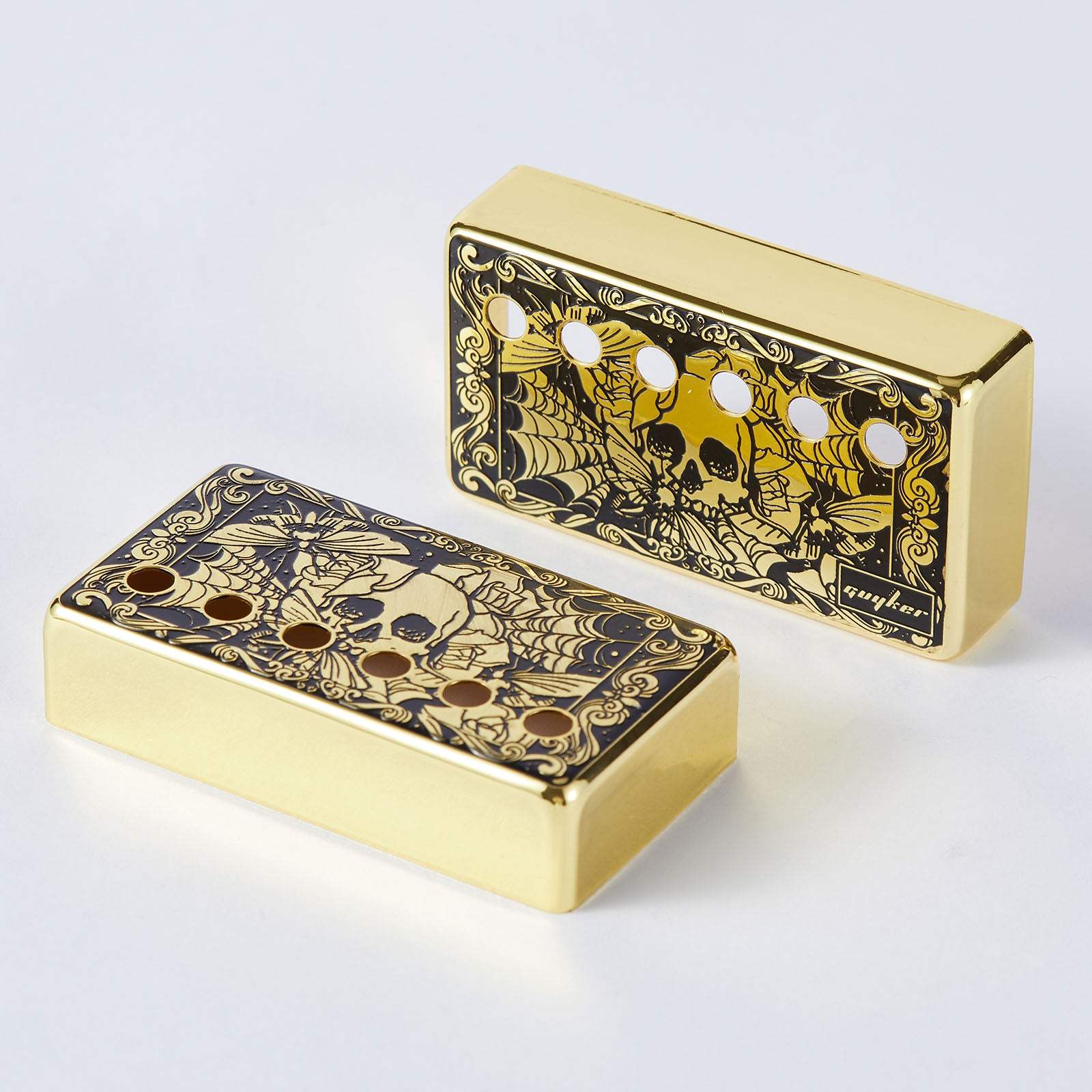 Cupronickel Humbucker Pickup Covers for LP Guitars | Guyker