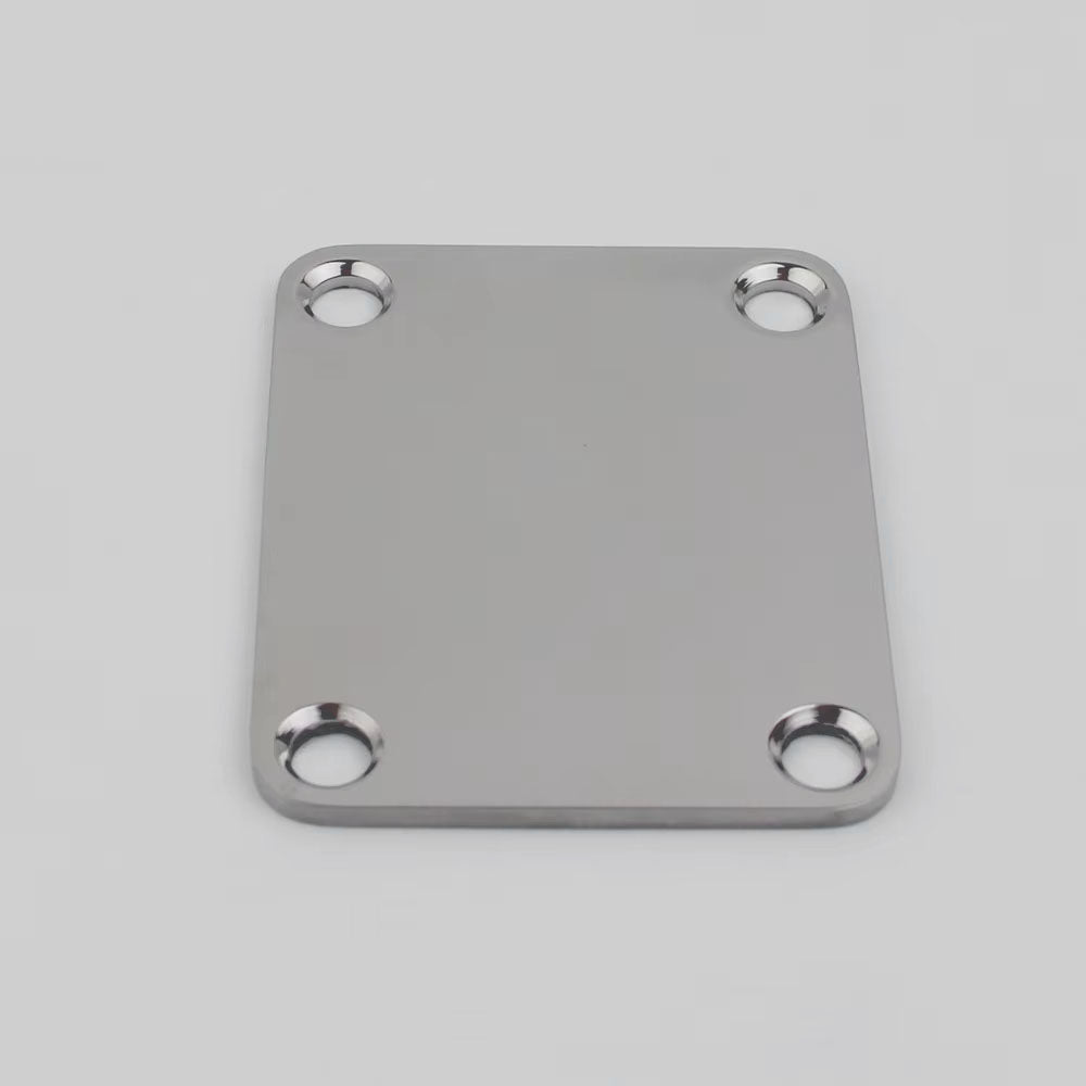 Custom 1 PCS Titanium Alloy Electric Guitar Electric Bass Neck Plate / Neck Joint Plate
