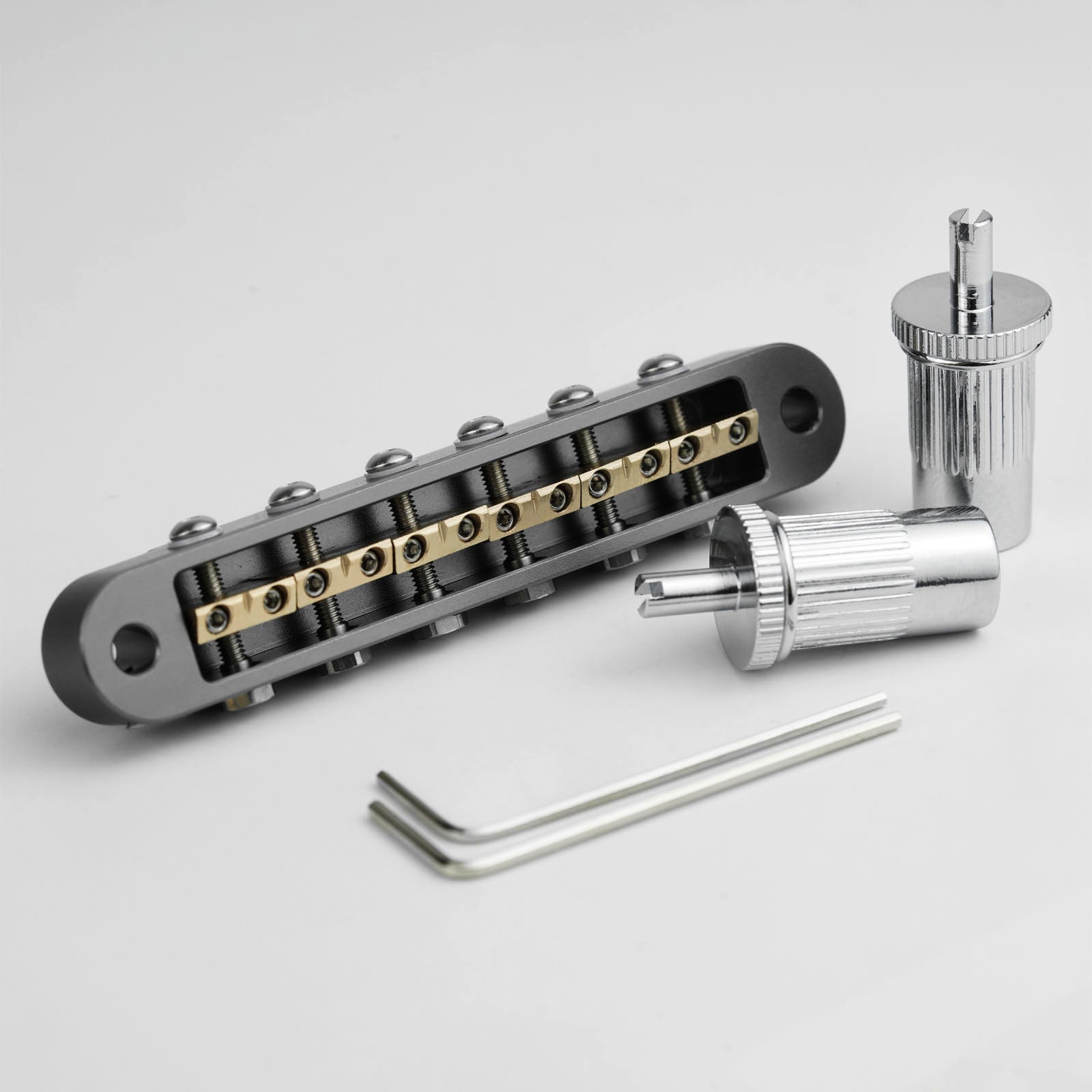 Guyker GMA-009A Adjustable Tune-O-Matic Guitar Bridge 74mm M8
