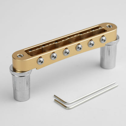 Guyker GMA-009A CNC Machined Adjustable Tune-O-Matic Style Guitar Bridge