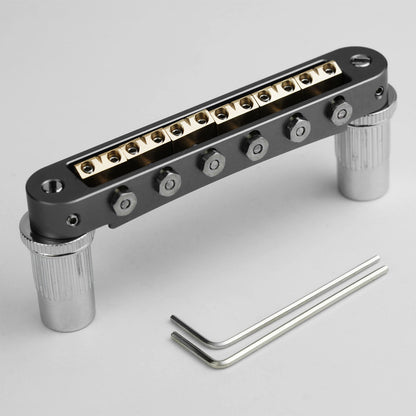 Guyker GMA-009A CNC Machined Adjustable Tune-O-Matic Style Guitar Bridge