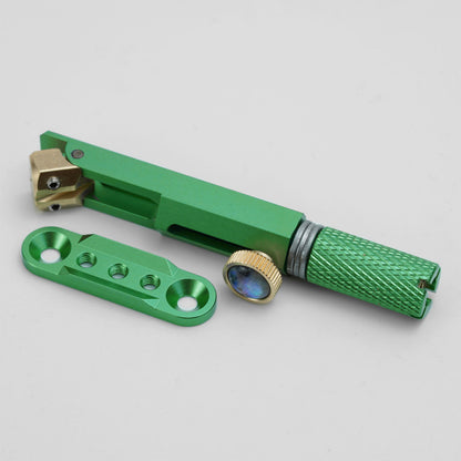 CNC Aluminum Alloy Headless Guitar Bridge with Brass Saddles Guyker