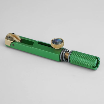 CNC Aluminum Alloy Headless Guitar Bridge with Brass Saddles Guyker