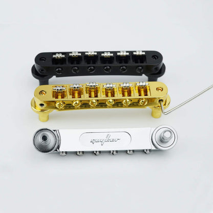 Guyker GM015 Tune-O-Matic Roller Saddle Guitar Bridge for LP SG Guitars - Guyker