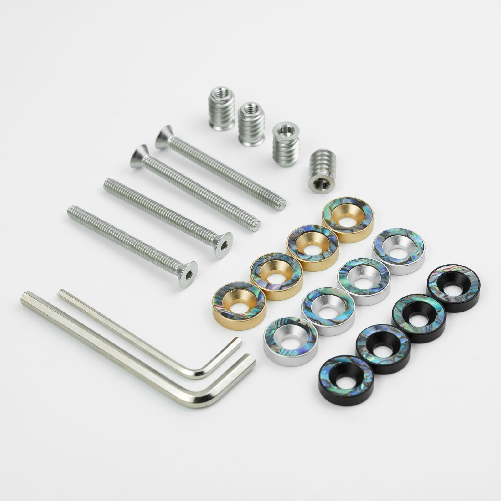 Guyker GN-011 Bolt-On Neck Mounting Screw & Bushing Set