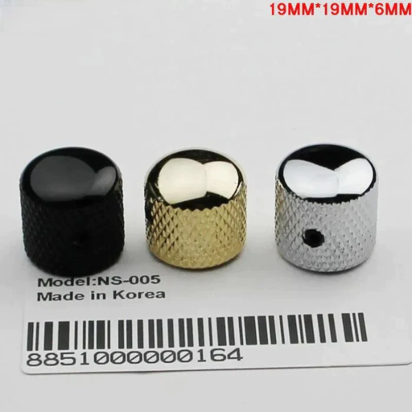 Dome Metal Control Knob Dia. 6mm for Electric Guitar & Bass | Guyker