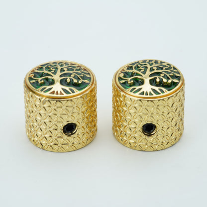 Dome Top Zinc Alloy Control Knobs Dia. 6mm for Guitar & Bass | Guyker