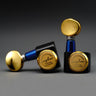 Black + Gold + Gold Button
