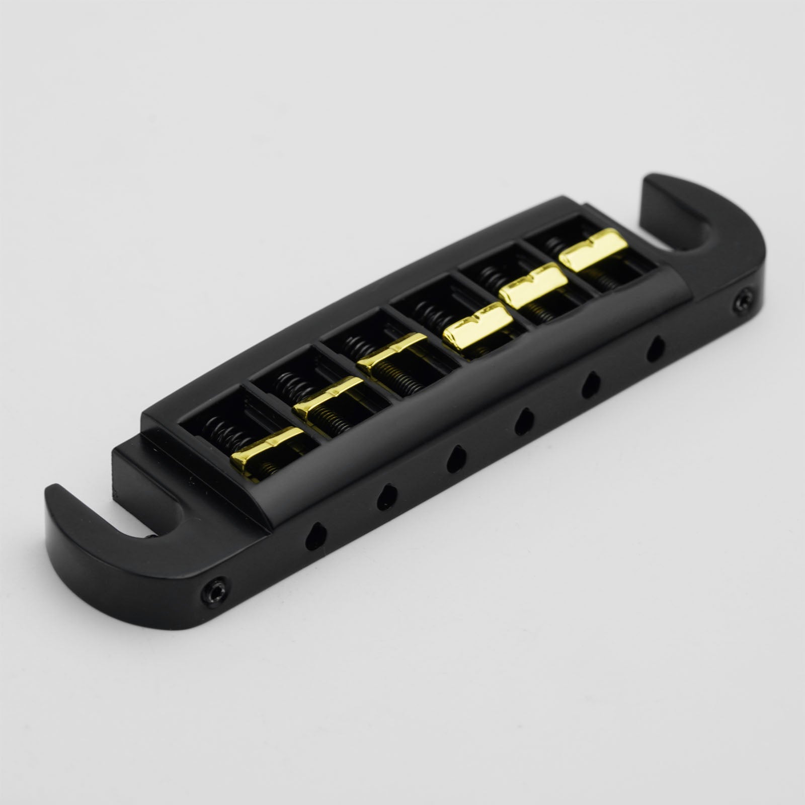 Dual-Tone Adjustable Wraparound Bridge Tailpiece for Les Paul & SG Guitars Guyker