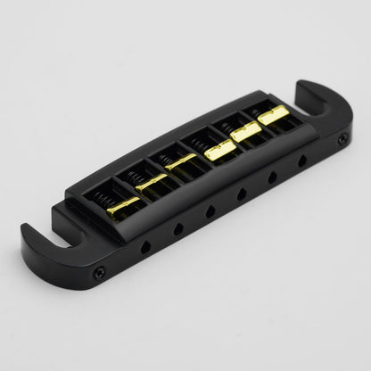 Dual-Tone Adjustable Wraparound Bridge Tailpiece for Les Paul & SG Guitars Guyker
