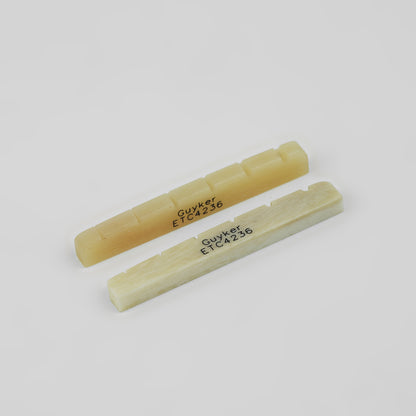 Guyker Camel Bone Pre-Slotted Guitar Nuts for Electric Guitar