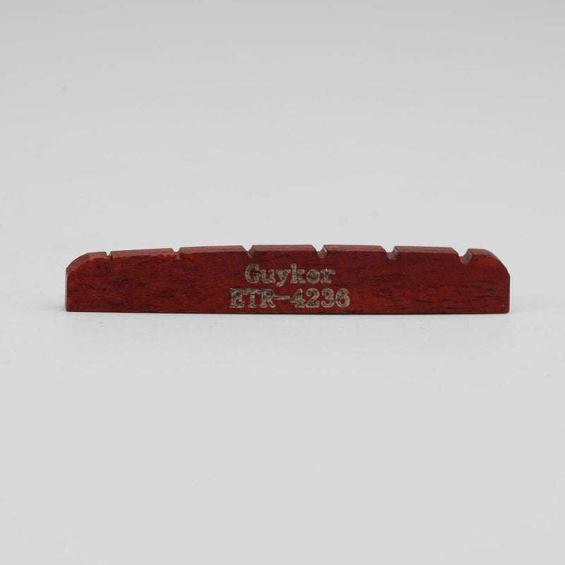 Guyker Red Bone Guitar Nut Pre-Slotted Flat Bottom for 6-String Electr