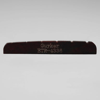 Guyker Red Bone Guitar Nut Pre-Slotted Flat Bottom for 6-String Electric Guitar
