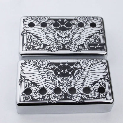 Eagle Pattern Humbucker Pickup Covers for LP Guyker