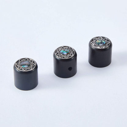Ebony Potentiometer Control Knobs Dia. 6mm for Guitar & Bass | Guyker