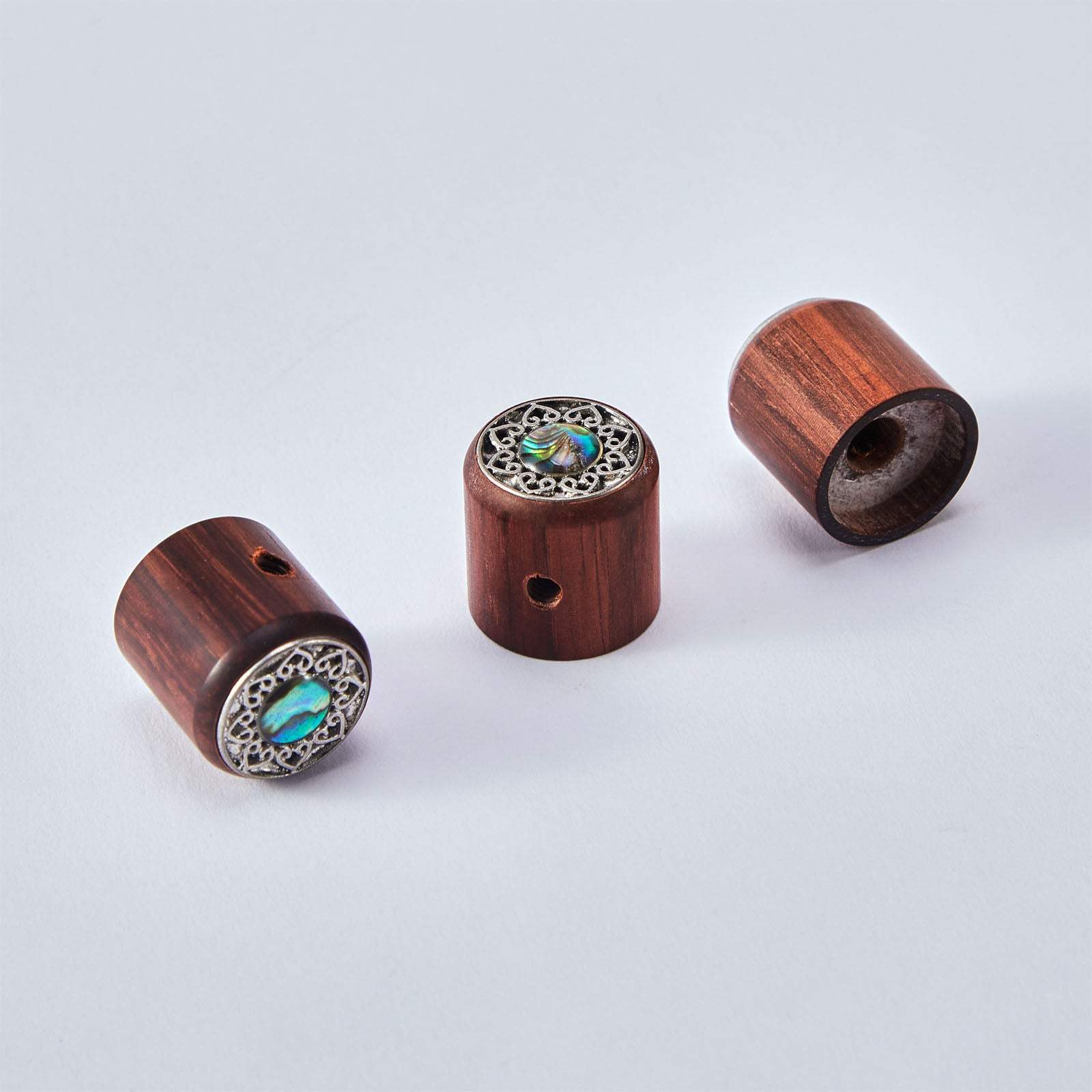 Ebony Potentiometer Control Knobs Dia. 6mm for Guitar & Bass | Guyker