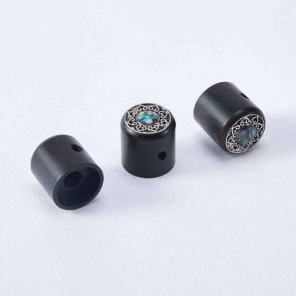 Ebony Potentiometer Control Knobs Dia. 6mm for Guitar & Bass | Guyker