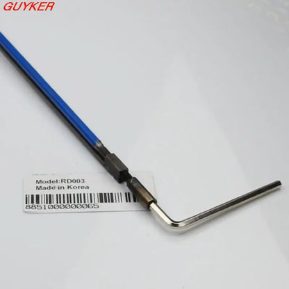 RD003 エレキギター L型レンチ ギター調整 二重構造タイプ スチールトラッスロッド 長さ440mmまたは580mmの2種類から選択可能