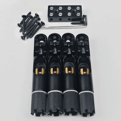 Electric Bass Bridge Stainless Steel Single String Fan Bridge Guyker